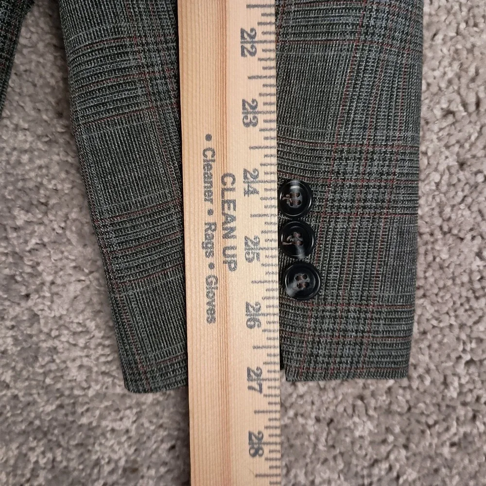 Vintage 70s/80s John Blair 48L 42x34 Glen Plaid Suit - 2 Piece Gray Retro Suit